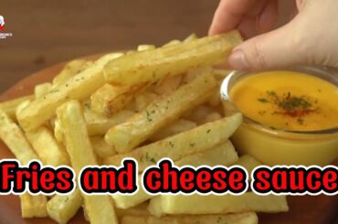 French fries and cheese sauce :: How to make crispy French fries #potatoes  #fever #cuisine #food