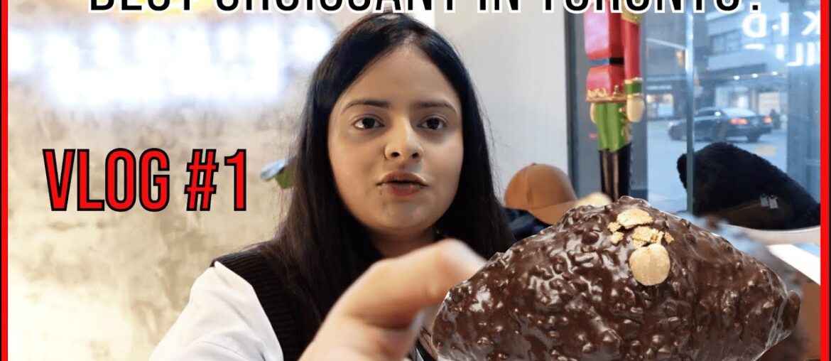 Vlog 1 | Trying Croissants at Hazukido in Toronto | Pranjali J