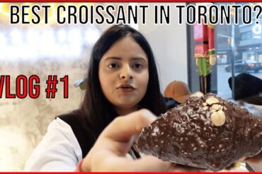 Vlog 1 | Trying Croissants at Hazukido in Toronto | Pranjali J