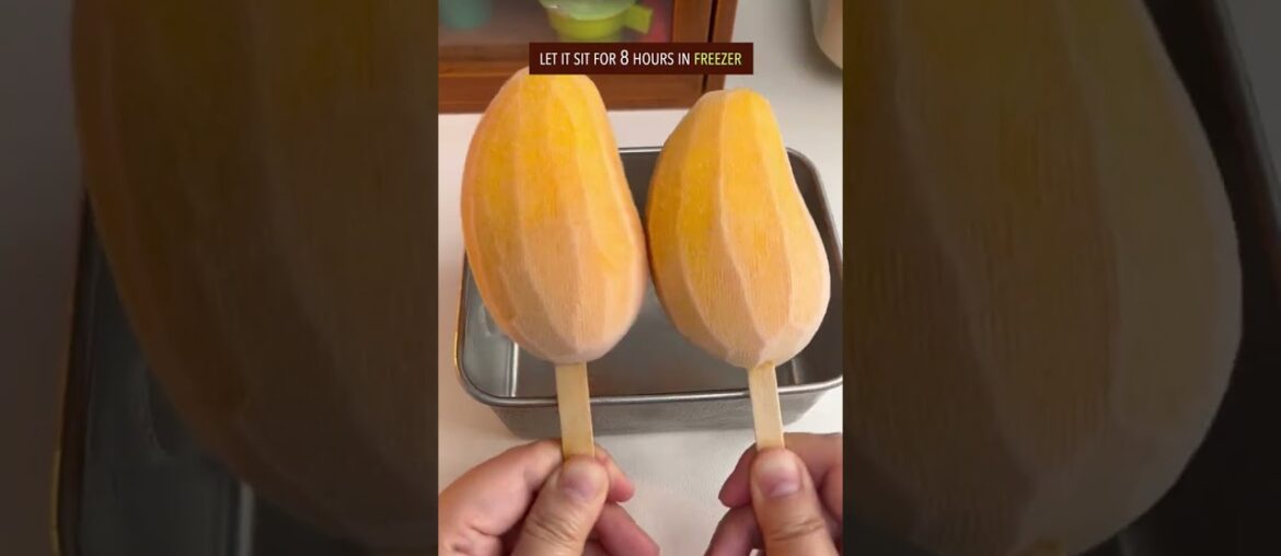 HOW TO EAT MANGO LIKE A PRO? #recipe #mango #popsicle #chinesefood #dessert #yogurt