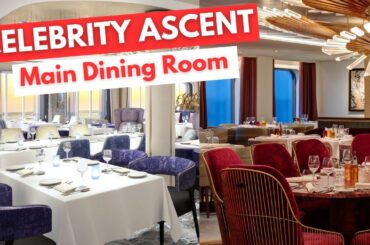 How good is the food at the main dining room on the new Celebrity Ascent? Celebrity Food Review.