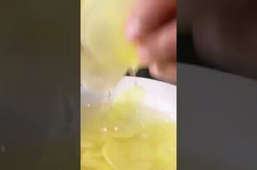 Easy & Crispy Potato Chips at Home ASMR