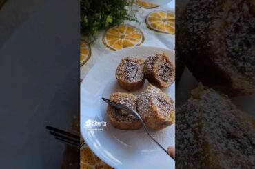 Nutella and Peanut Butter French Twister | #shorts