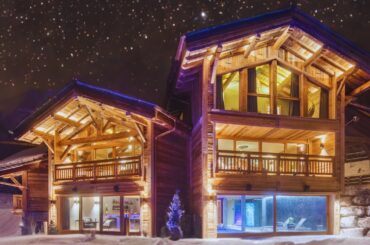 Inside a Super Luxurious Alpine Mansion in the French Alps | Indoor pool, Hammam, Ice Spa & more!