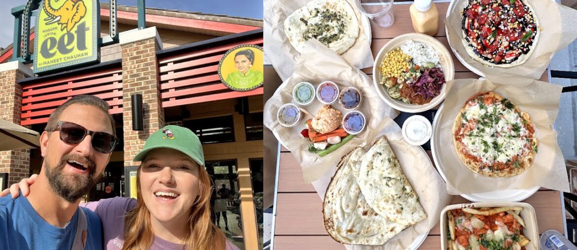 NEW Disney Restaurant Opens!  | Trying EET Indian Cuisine In Disney Springs + Food Review!