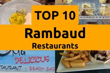 Top Restaurants to Visit in Rambaud, Saint-Martin | St Martin / St Maarten - English
