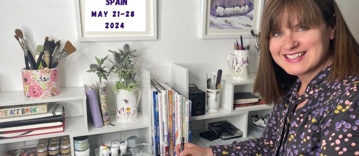 Big News – Watercolour Retreat with Karen Rice – Southern Spain – May 2024 Big News - Watercolour Retreat with Karen Rice - Southern Spain - May 2024