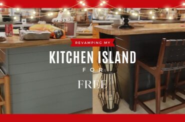 Revamping My Kitchen Island for FREE! * Budget Transformation * French Country #howto #diy #easydiy