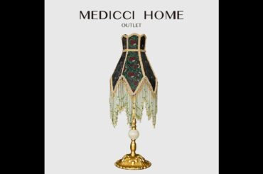 Medicci Home-Small French Retro Table Lamp Review | Bedroom Lampshade, Small Night Trash Can,