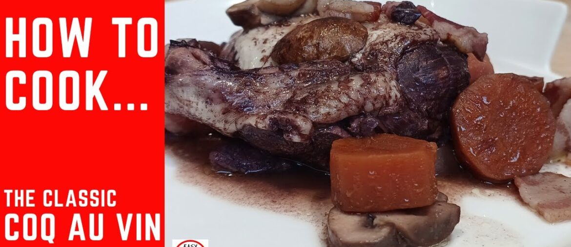 Perfect Christmas dish: The Easiest COQ AU VIN Recipe! Chicken Cooked In Red Wine. Perfect Christmas dish: The Easiest COQ AU VIN Recipe! Chicken Cooked In Red Wine.