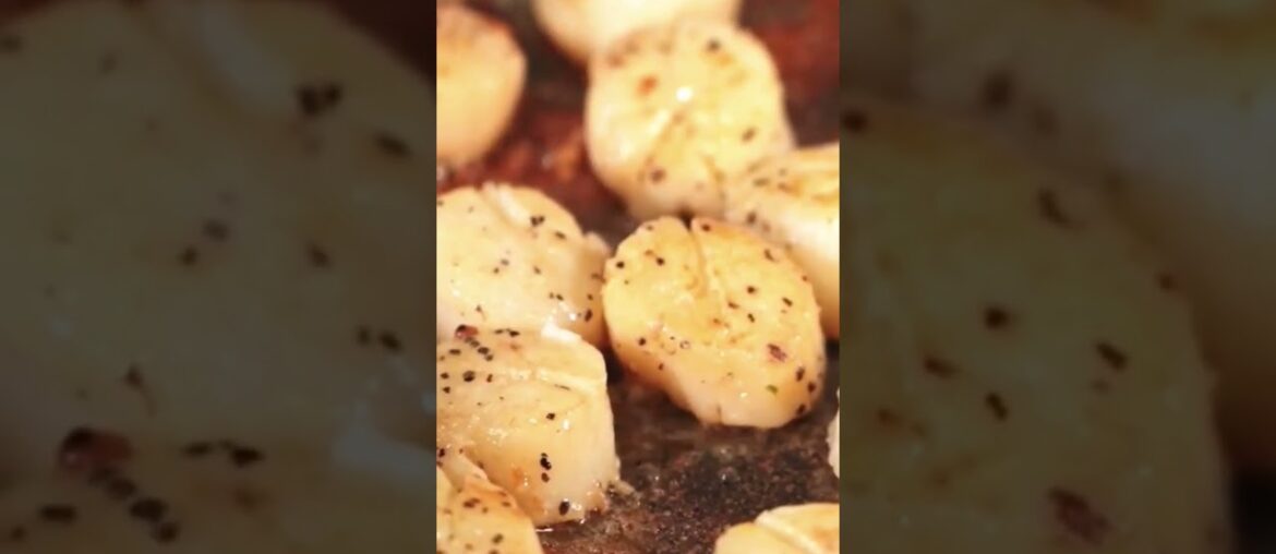 Light breakfast recipe simple vegetable French crispy Scallops cooking #food #recipe #music #eating