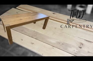 Making a beautiful French Oak dining table