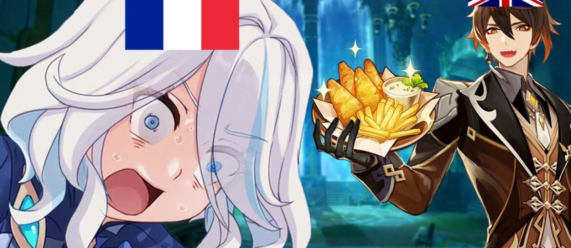 Fr*nch guy has a BREAKDOWN over Genshin's Fontaine Food #2