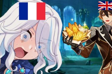 Fr*nch guy has a BREAKDOWN over Genshin's Fontaine Food #2