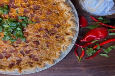 Mexican Quiche | A Mexican French Fusion Recipe