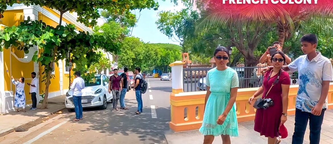 Rock Beach | White Town Pondicherry | French Colony Tour in 4K | #pondicherry Rock Beach | White Town Pondicherry | French Colony Tour in 4K | #pondicherry