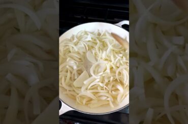 FRENCH ONION PASTA WITH BRAISED BEEF