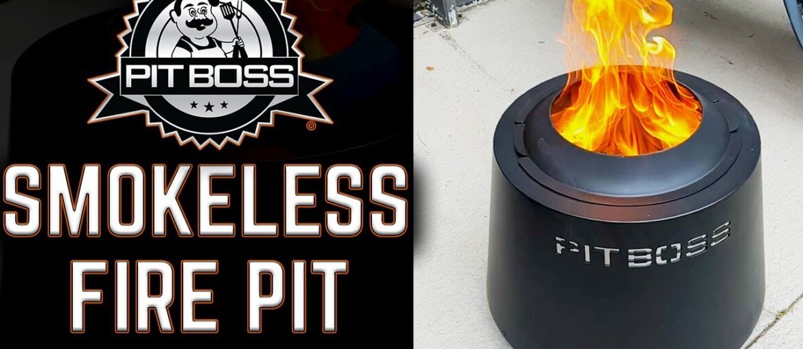 THIS THING IS AMAZING! Unboxing The PIT BOSS SMOKELESS FIRE PIT   Wood Pellet Fire Pit