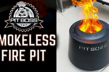 THIS THING IS AMAZING! Unboxing The PIT BOSS SMOKELESS FIRE PIT   Wood Pellet Fire Pit