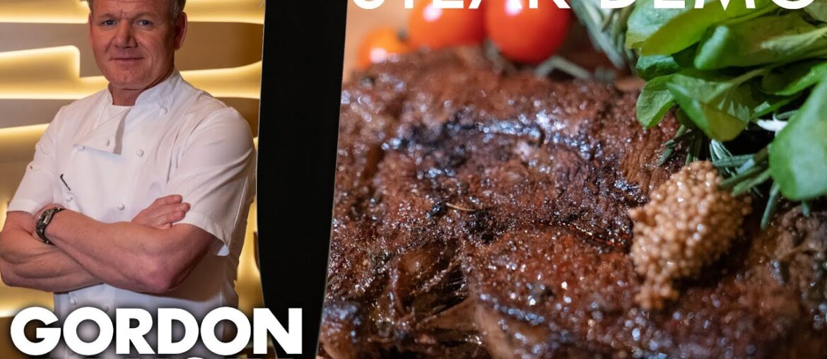 Gordon Ramsay Shows a NFL Star How To Make The Perfect Ribeye Gordon Ramsay Shows a NFL Star How To Make The Perfect Ribeye