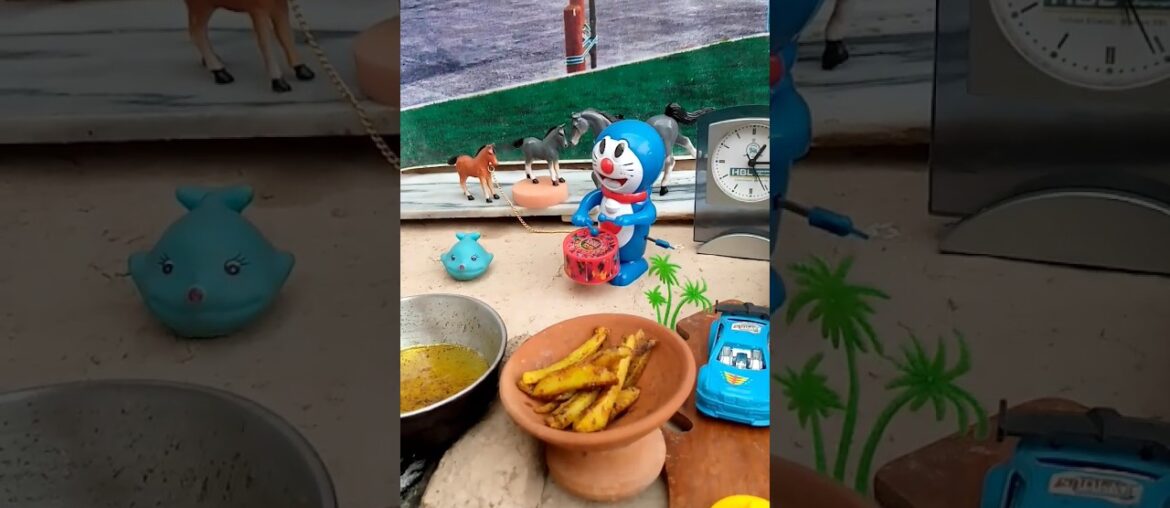 Mini french fries #minitastefood #frenchfries #asmrcooking #minicooking