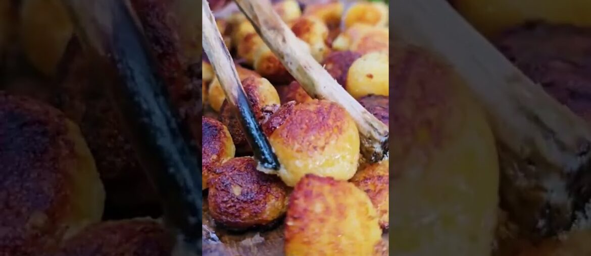 French fries with pork