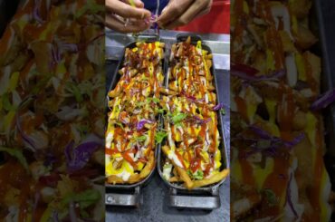 Try This Loaded French Fries #streetfoodlahore #frenchfries #foodshorts