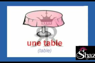 Learn French through English (Lesson 38)-Dining Room