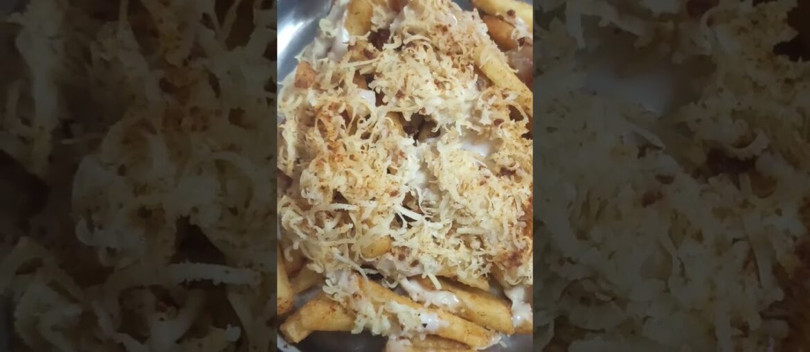 Peri Peri Cheese French Fries recipe #shorts #asmrfood #cheese #frenchfries
