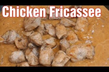 Chicken Fricassee - quick French Chicken Stew ( without wine )
