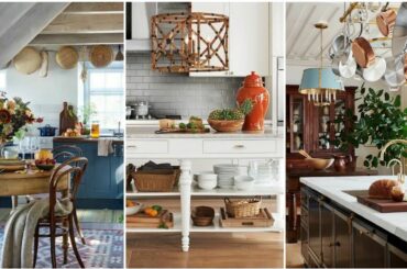 French country kitchen decoration ideas. French country cottage kitchen decorating tips. Cottage.