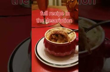 FRENCH ONION SOUP #shorts #soup #frenchonionsoup #vegetarian #onion #recipe #food #vegetables