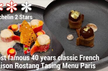 Paris 2 Stars Michelin Restaurant Fine dining Maison Rostang Tasting menu-Classic French Cuisine