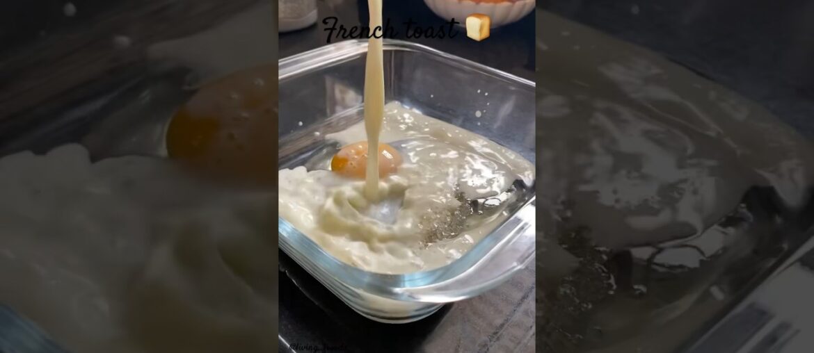 French toast #viralvideo #youtubeshorts #easy #food #egg #recipe #asmr #frenchtoast #eggs #milk #us