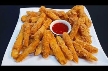 Crispy French Fries Recipe At Home | Potato Zinger Fries Recipe | Potato Fries Recipe | #frenchfries