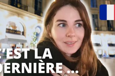 French Vlog with Subtitles : Paris at Christmas *Real Spoken French*