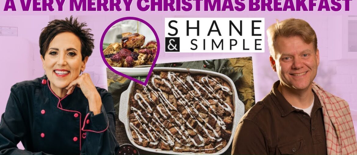 Vegan French Toast Casserole: A Very Merry Christmas Breakfast with Shane Martin of Shane & Simple