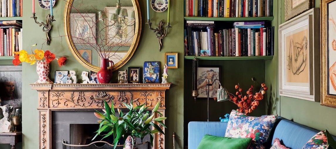 Sitting room in a Victorian terrace house, Stockwell, South West London, UK [1145x1613]