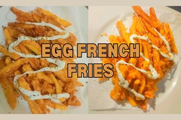 Egg French Fries by MihuDelicious | French Fries | Aloo Chips