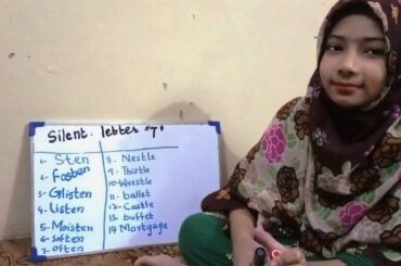 Silent Letter 'T' // How to Pronounce // #kidslearning #funlearning #