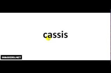 How To Pronounce French Wine #  cassis