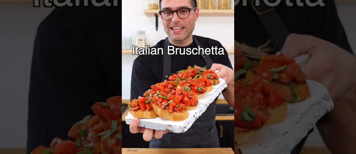 Italian Bruschetta (appetizer and side dish idea)