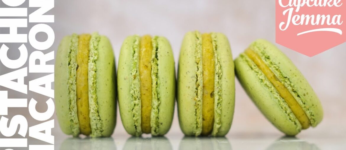 Pistachio Macaron Recipe with Pistachio French Buttercream Filling | Cupcake Jemma Channel Pistachio Macaron Recipe with Pistachio French Buttercream Filling | Cupcake Jemma Channel