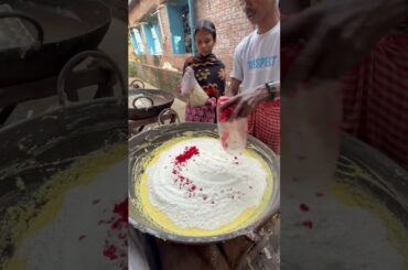 French kaku cake #streetfood #shorts #sarkarifoodie