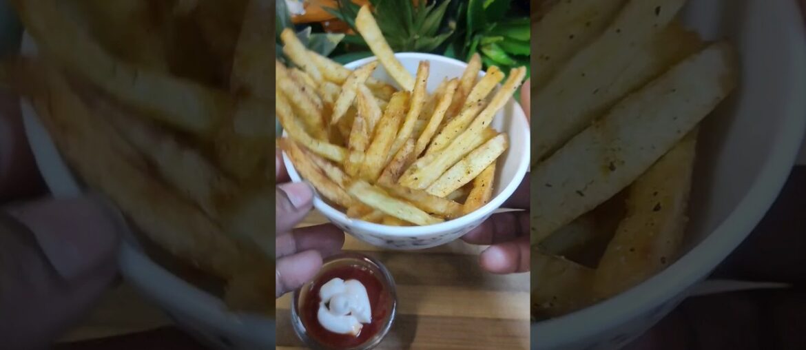Crispy and Crunchy french fries ! evening snacks #shorts #viral #frenchfries #fingers #snacks