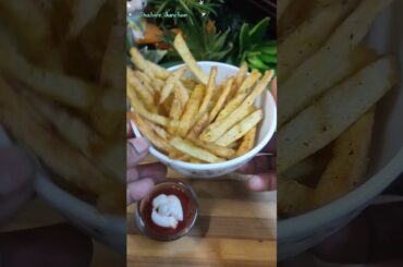Crispy and Crunchy french fries ! evening snacks #shorts #viral #frenchfries #fingers #snacks