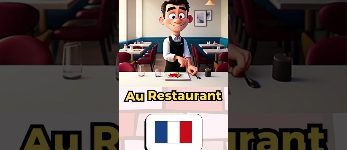 French Conversation: Au Restaurant #learnfrench