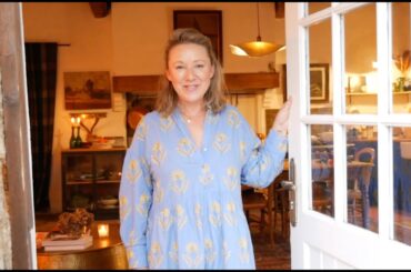 Cosy French country cottage living room reveal...