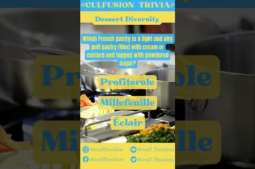 Trivia No 3 Daily Culinary Trivia: Tantalize Your Taste Buds!