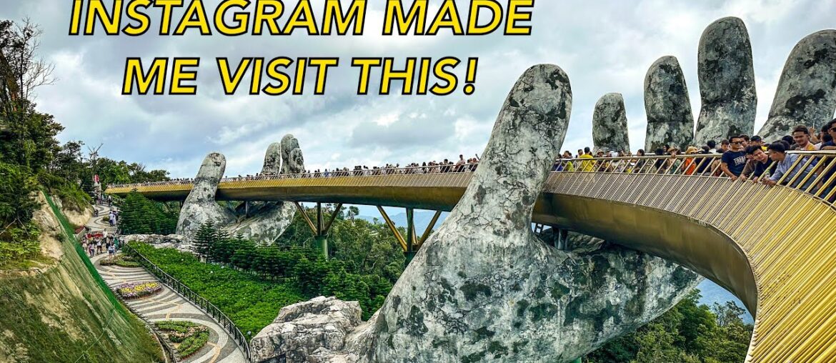 Ba Na Hills: Golden Bridge, Cable Car, French Village | Vietnam Travel Vlog #6